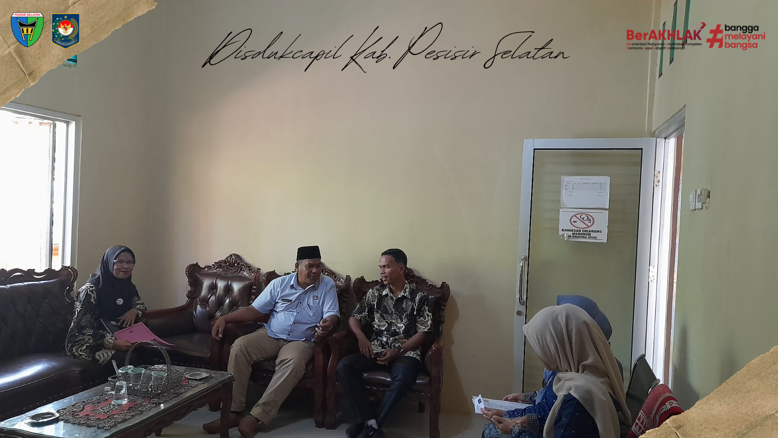 Koordinasi Dinas Kependudukan dan Pencatatan Sipil dengan Wali Nagari Lakitan Selatan