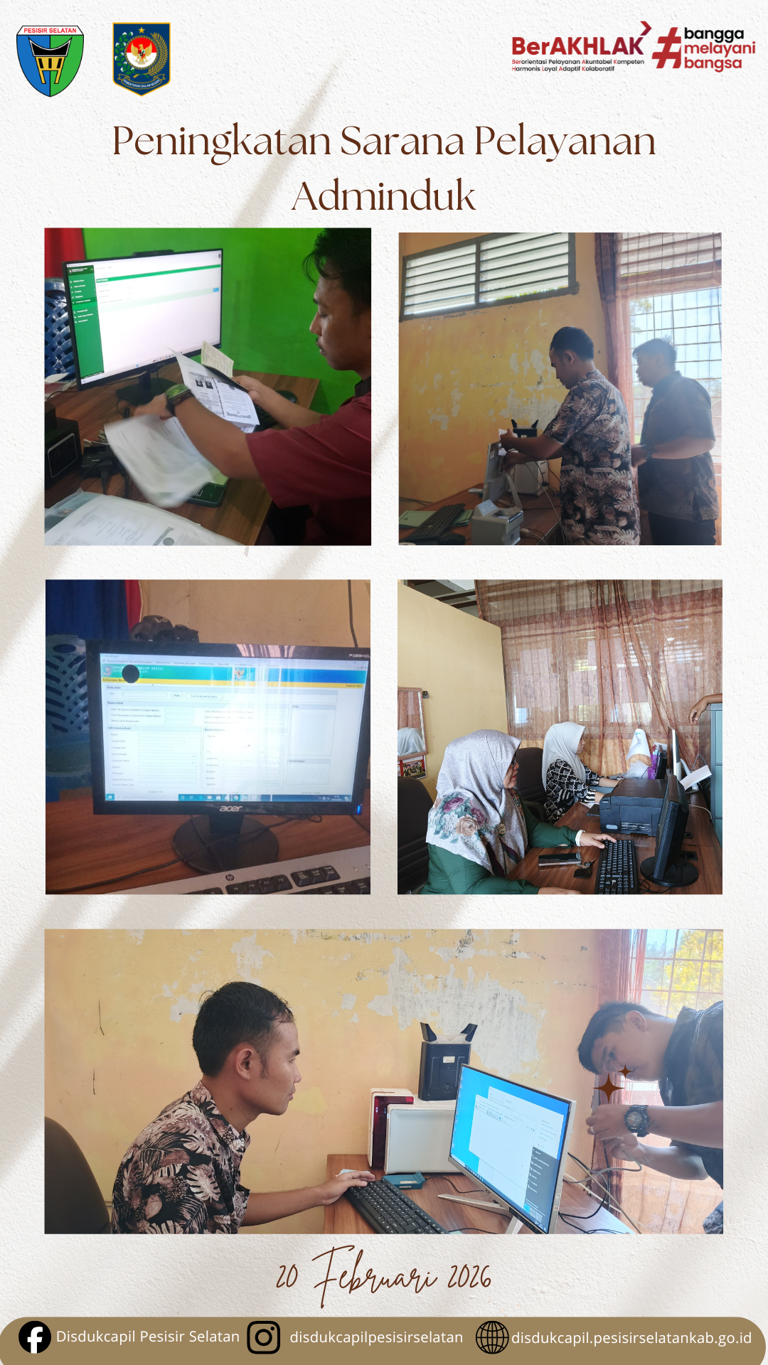 Peningkatan Sarana Pelayanan Adminduk, Peralatan di Tiga UKL Kembali Siap Digunakan