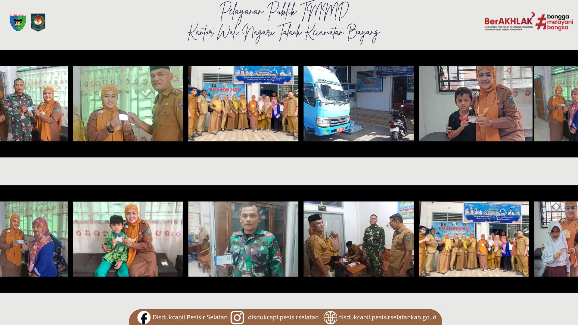 Disdukcapil Hadirkan Layanan KTP, KIA, dan IKD pada Kegiatan TMMD di Nagari Talaok