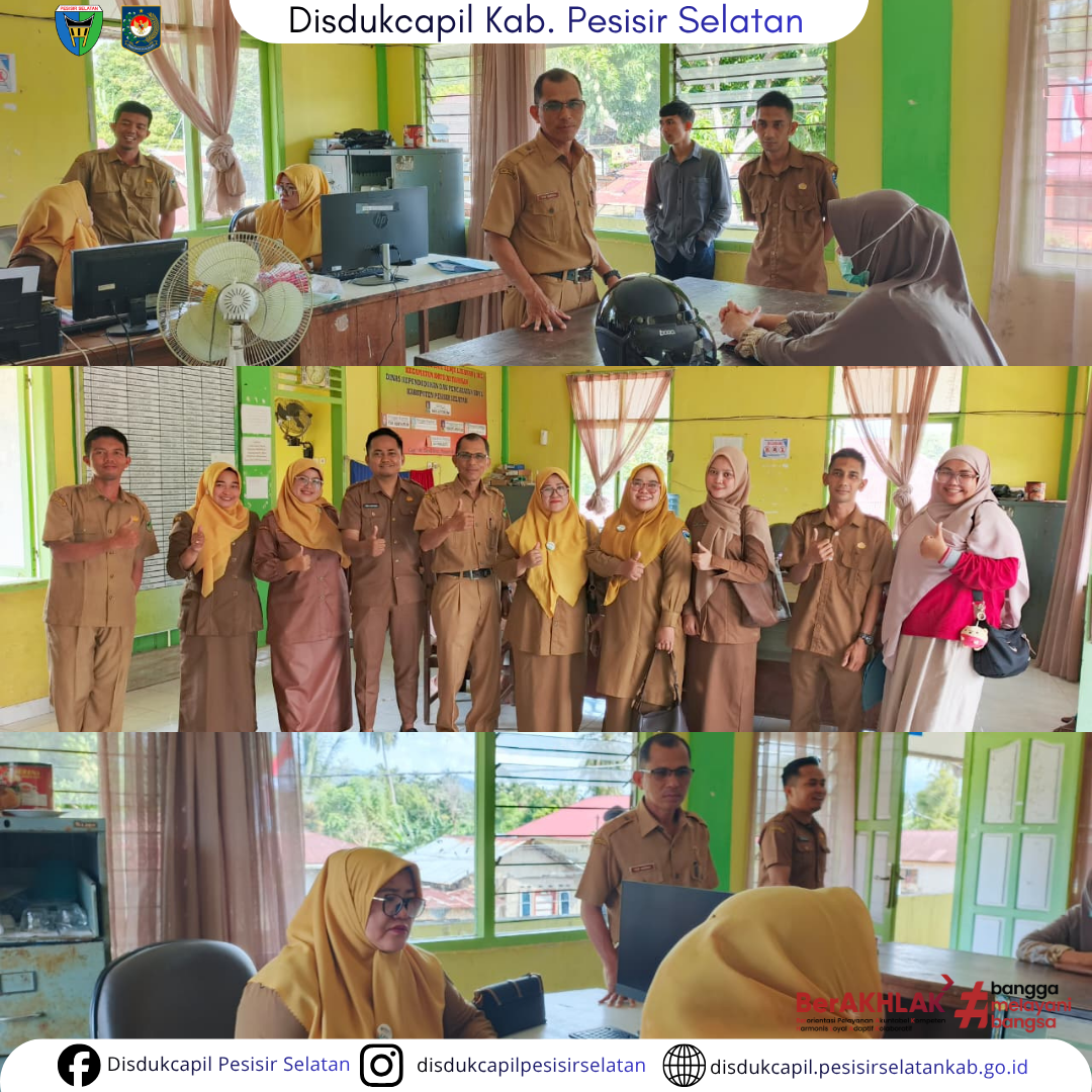 Sekretaris Dinas Monitoring Penataan Arsip di UKL Koto XI Tarusan