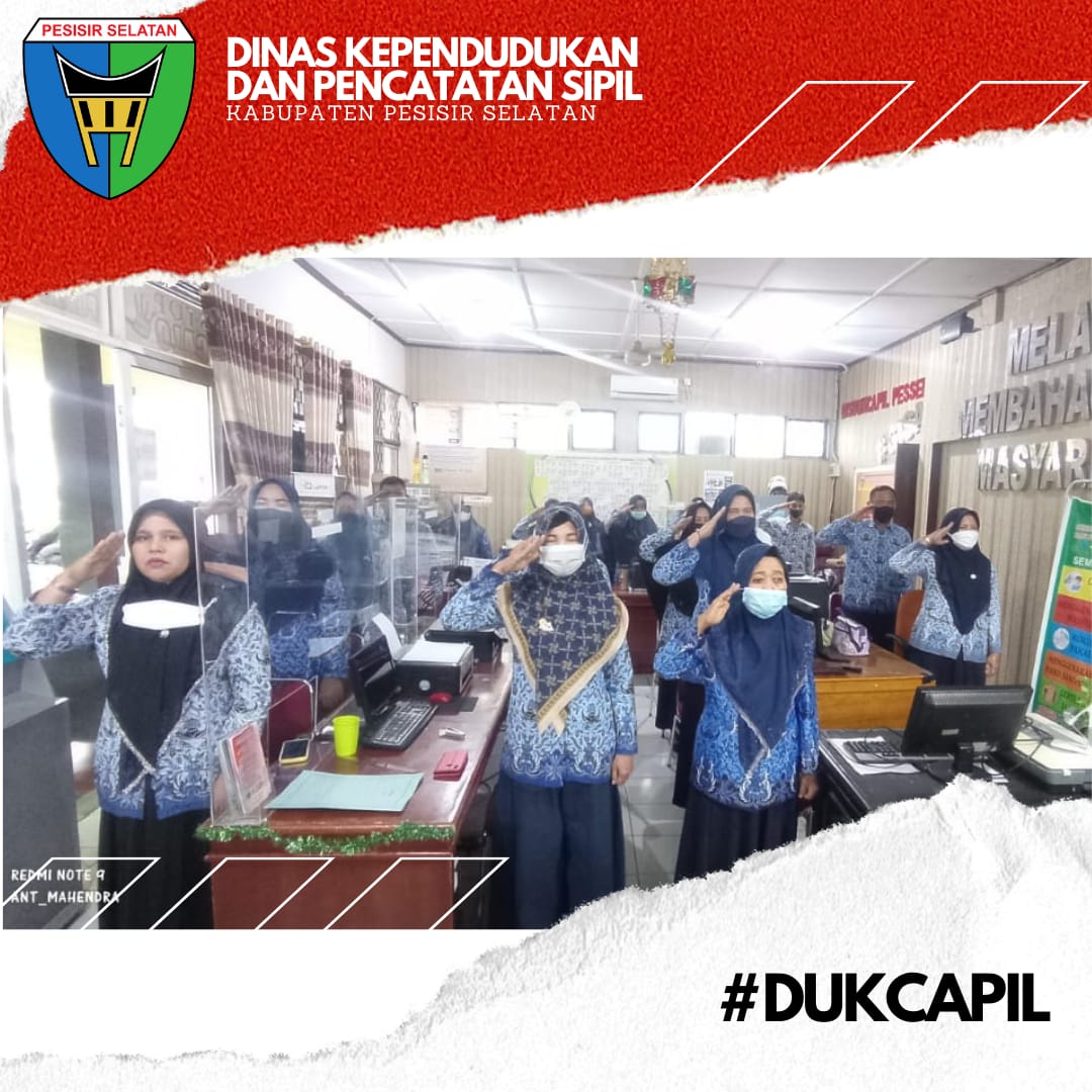 DISDUKCAPIL PESSEL IKUTI UPACARA PERINGATAN HARI KESAKTIAN PANCASILA  