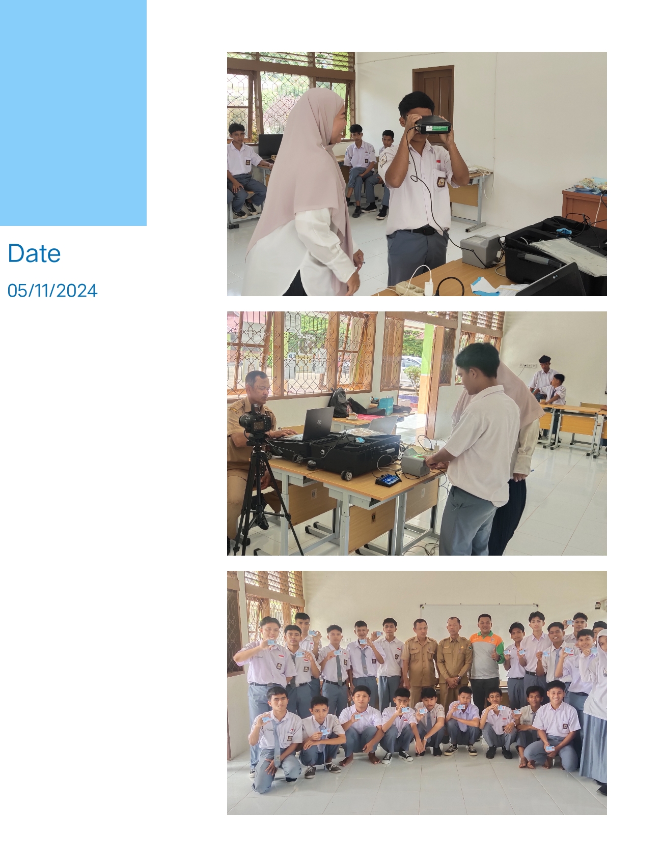 Perekaman KTP-El Pemula Jemput Bola di SMA Negeri 1 Bayang